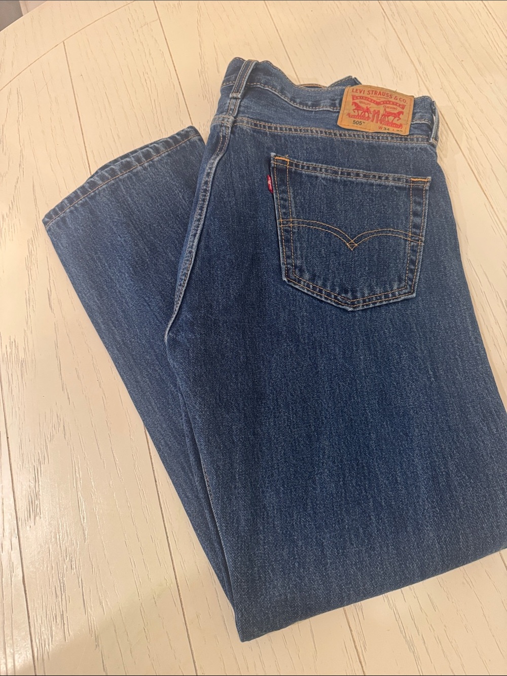 Levi's Men's Straight Dark Blue Denim Jeans
